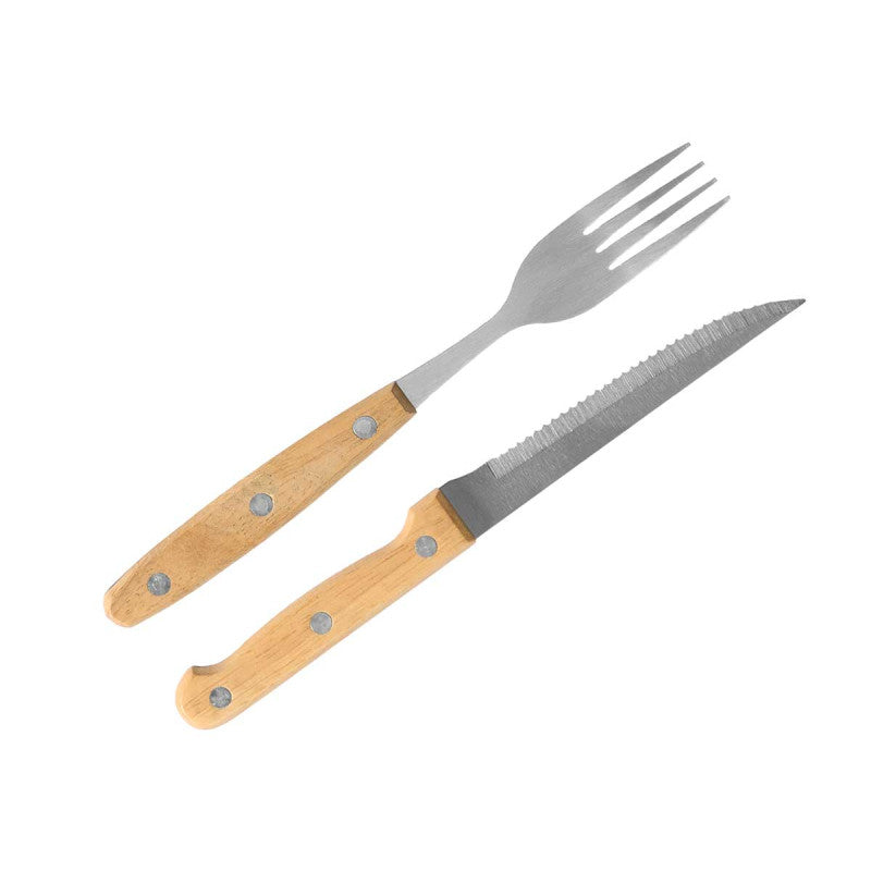 16 Piece Wooden Cutlery Set