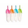 Plastic Ice Lolly Maker Set – 4 Pieces (Assorted Colors)