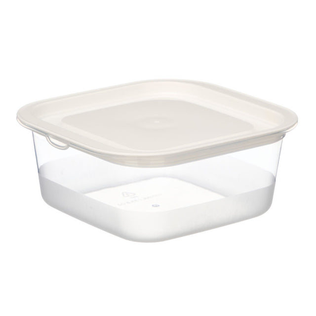 Set of 5 Square Plastic Lunch Boxes