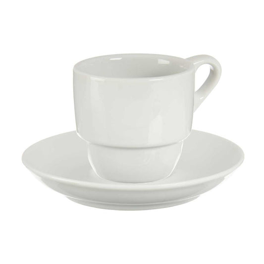 Coffee Cups with Saucers Set of 6 – 200 ml