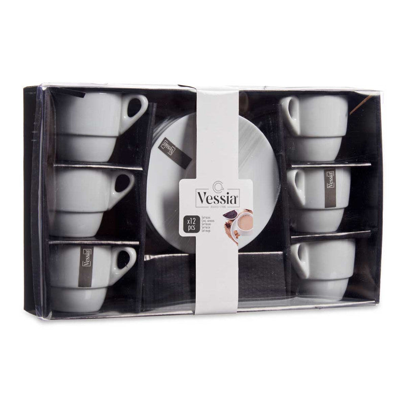 Coffee Cups with Saucers Set of 6 – 200 ml