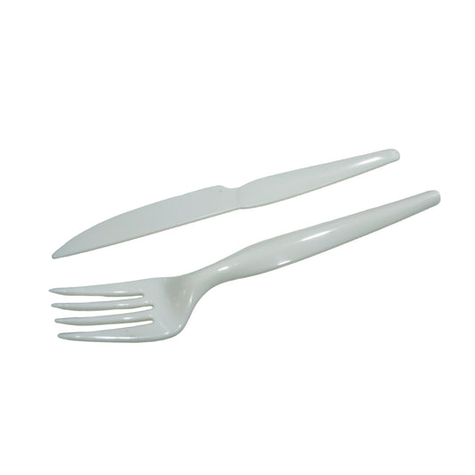 12pcs Plastic Knives and Fork