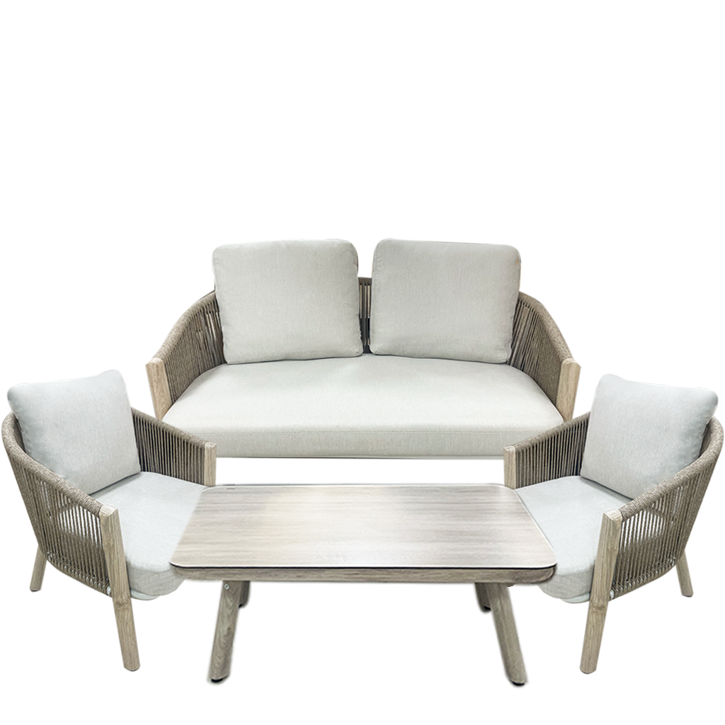 Sofa Set with 2 Armchairs