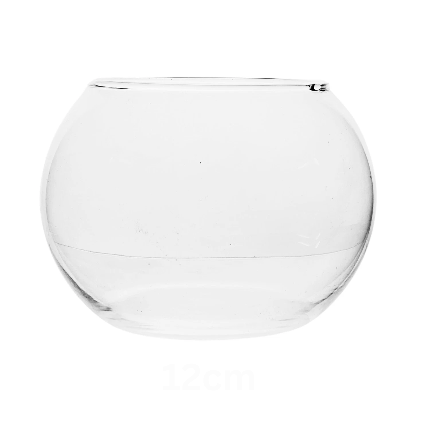 Clear Glass Bowl Vase – 12 cm