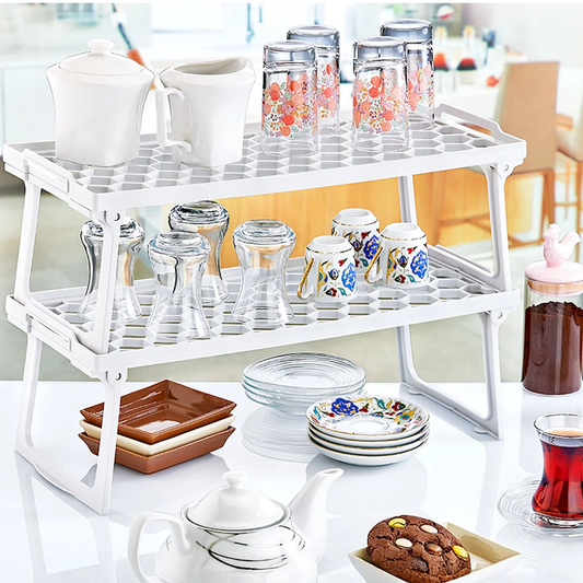 With Shelf With Foldable Feet