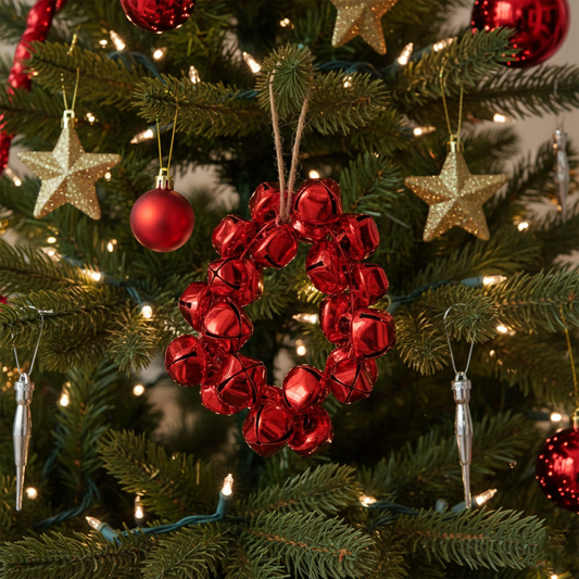 Assorted Christmas Wreath with Hanging bells