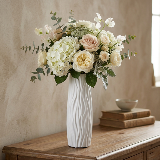 White vase