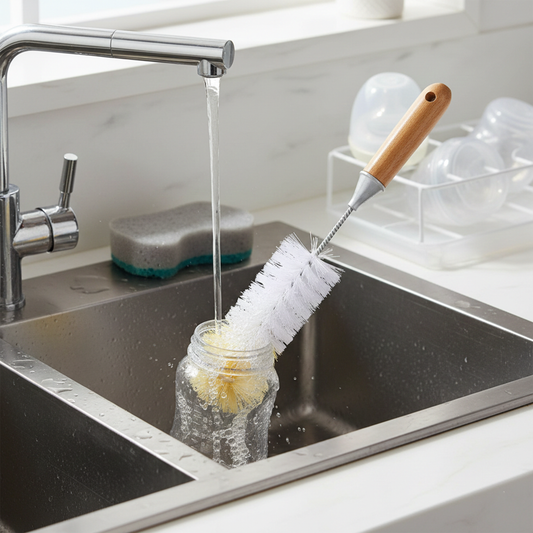 Bamboo Bottle Hand Brush