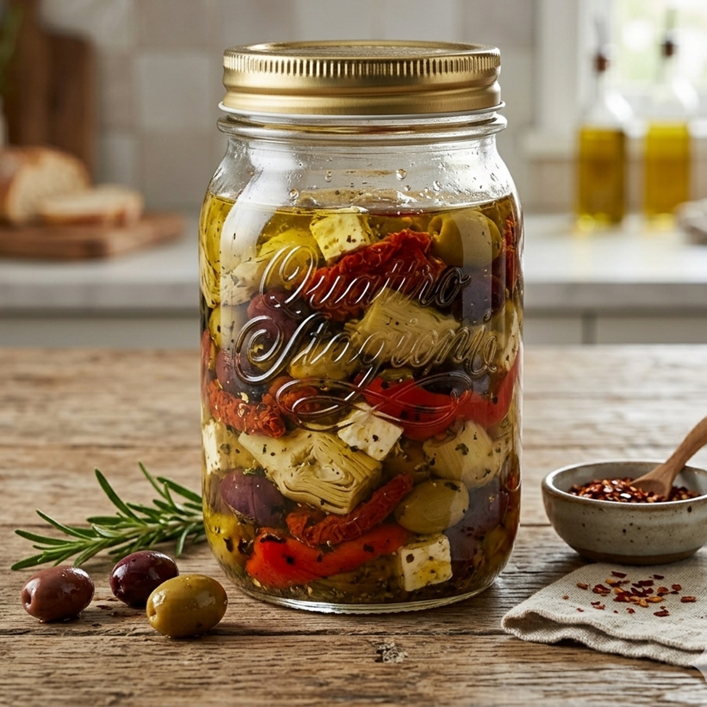 Glass Jar W/lid