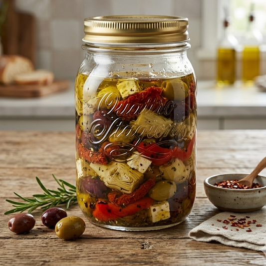 Glass Jar W/lid