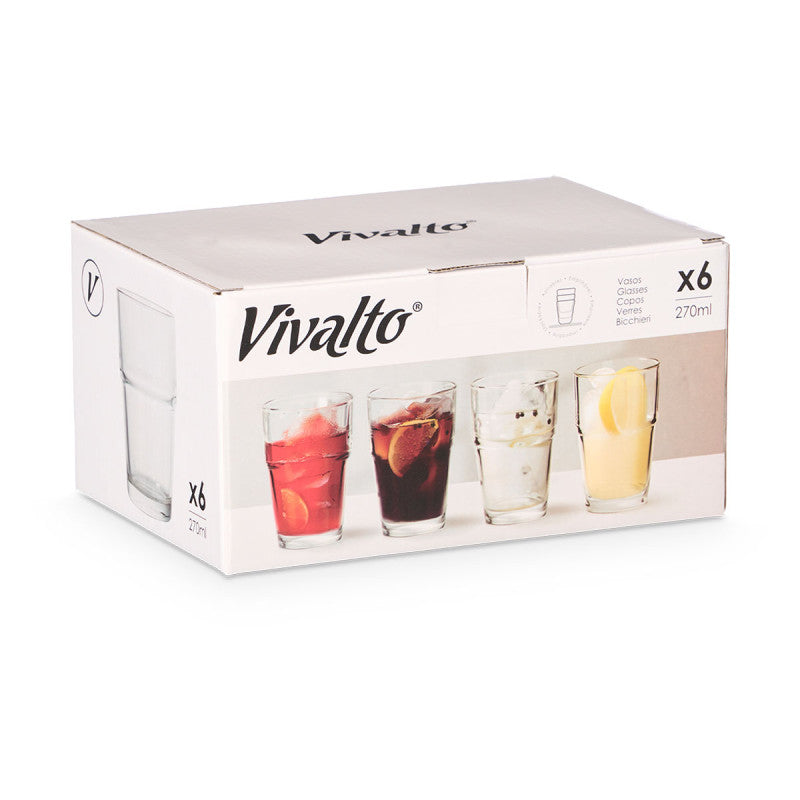 Glass Set 270 ml (Pack of 6)