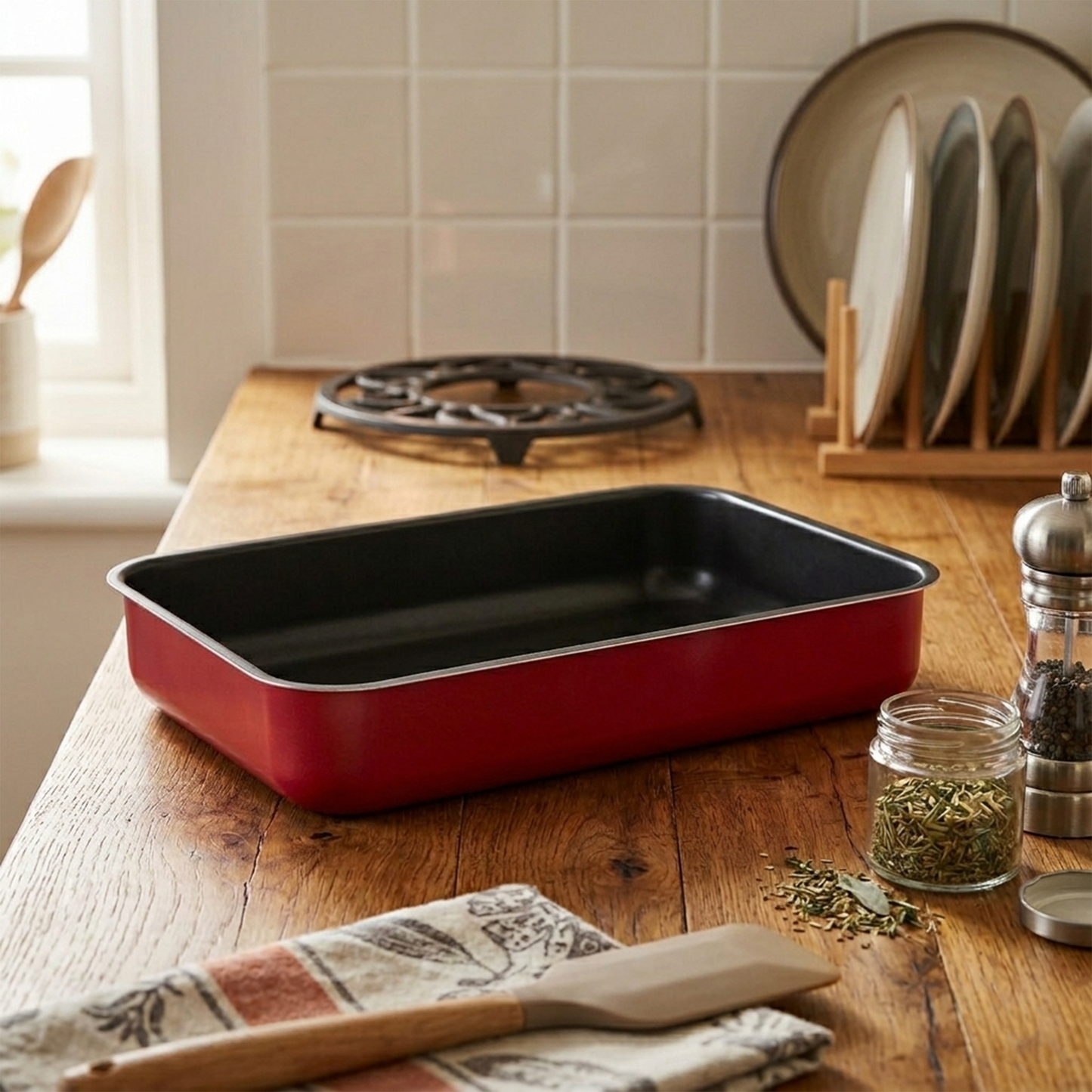 Roasting oven dish