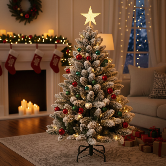 Snowy Christmas tree