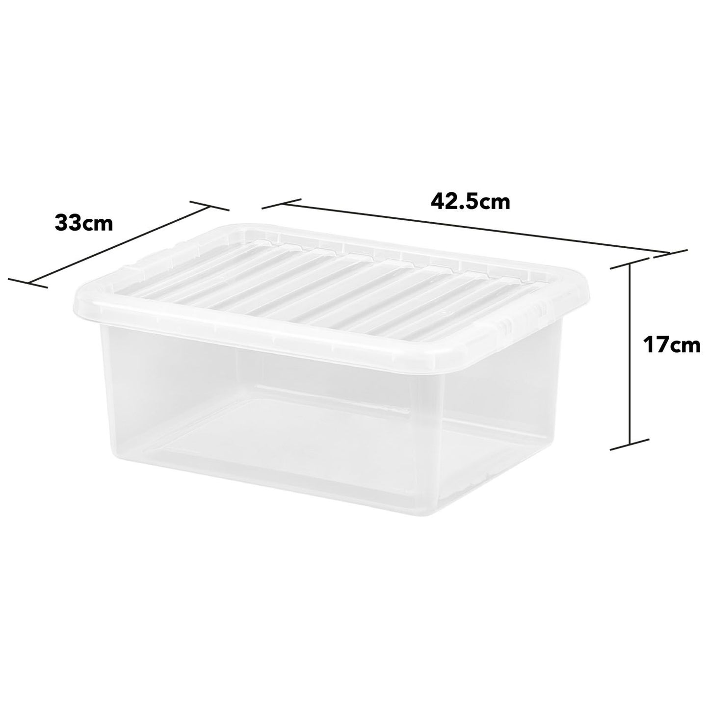 Wham Crystal Storage Box w/ LId