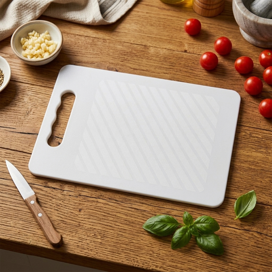 Plastic White Cutting Board