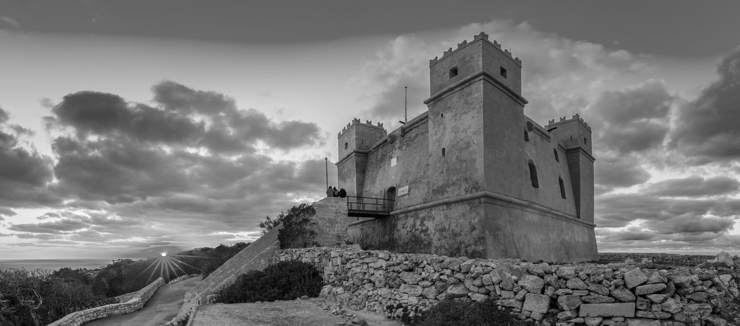 Black & White Malta Canvas 60x120cn