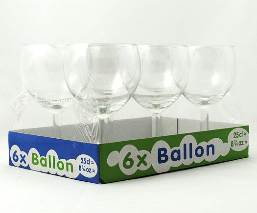 Pack 6 Ballon Wine Glasses
