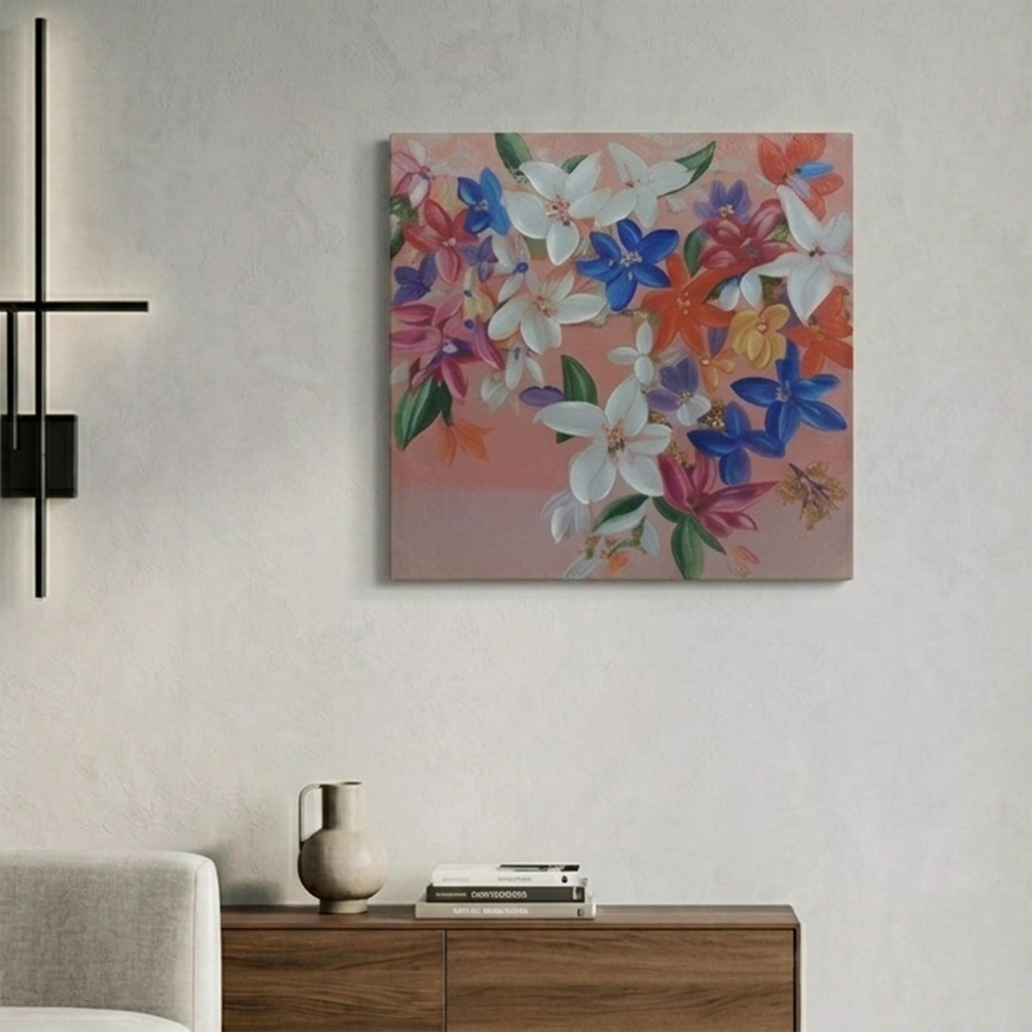 Flower Canvas 80x80cm