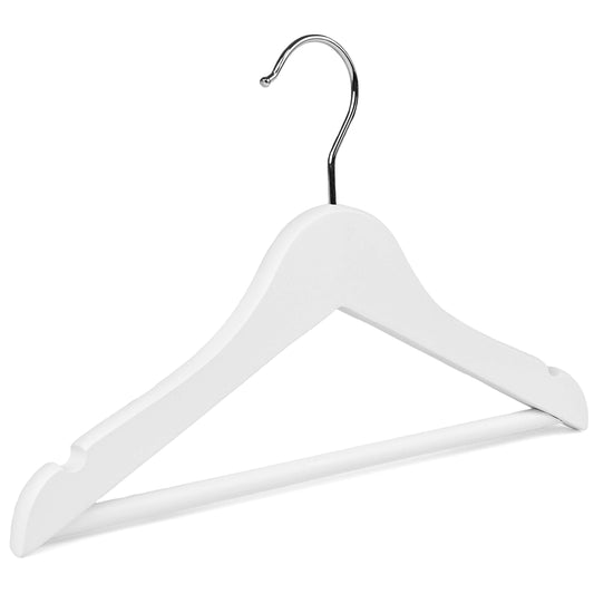 White wooden hangers (Pack of 10)