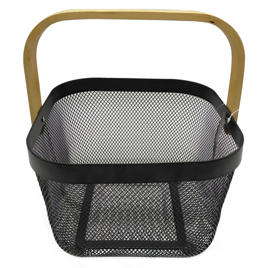 Mesh Tote with Bamboo Handle