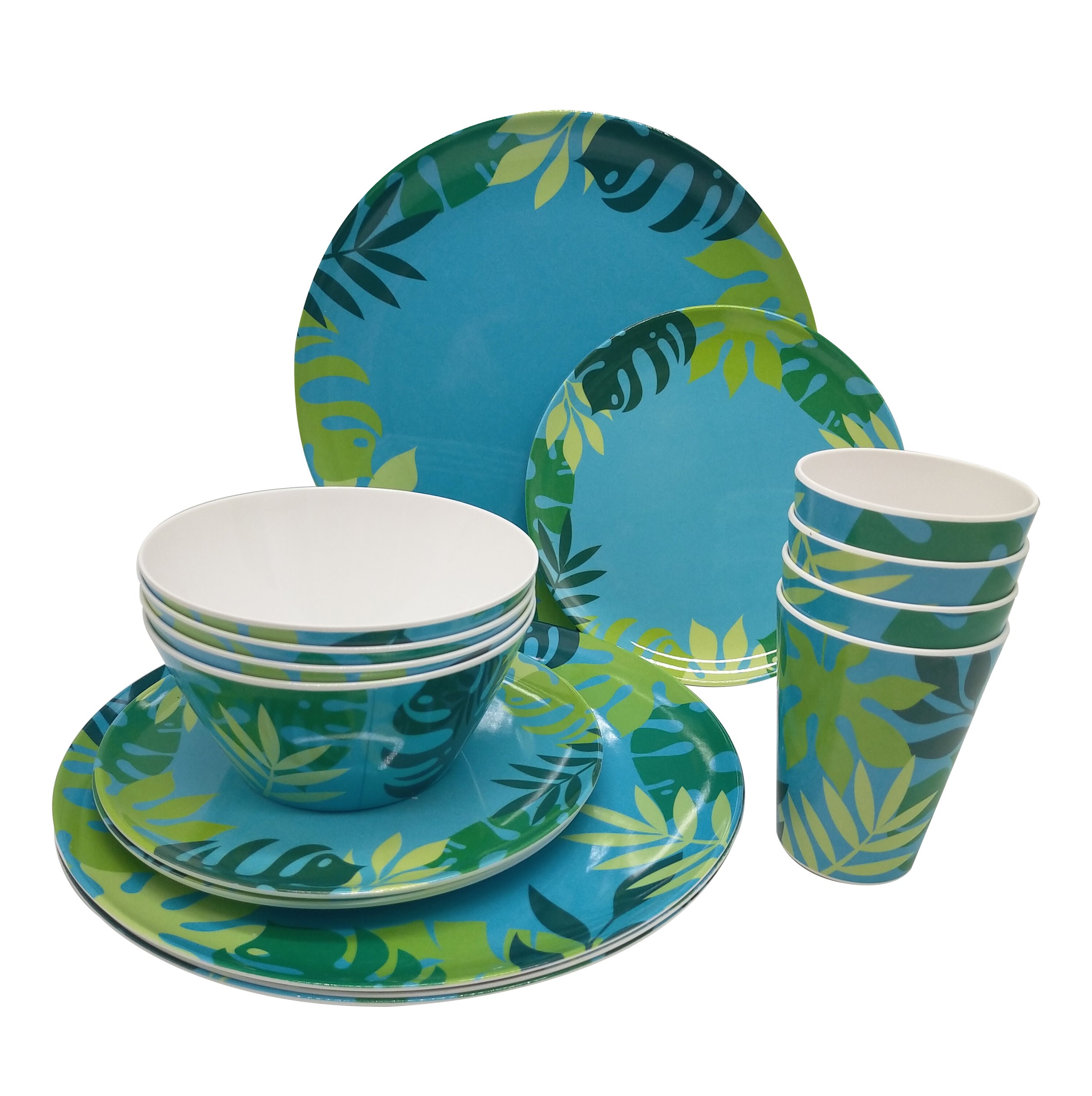 Plastic crockery clearance set